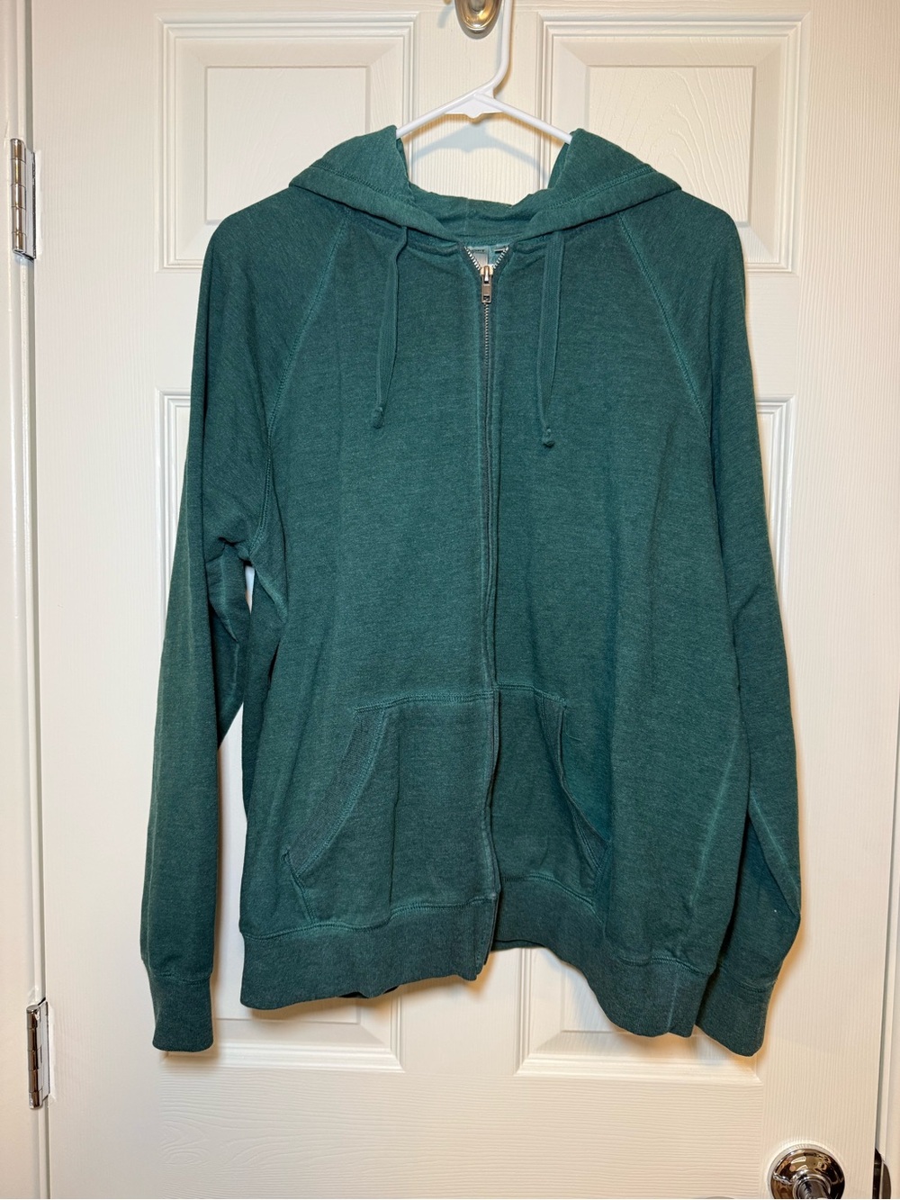 Torrid Teal Green Classic Fit Super Soft Fleece Zip Up Hoodie